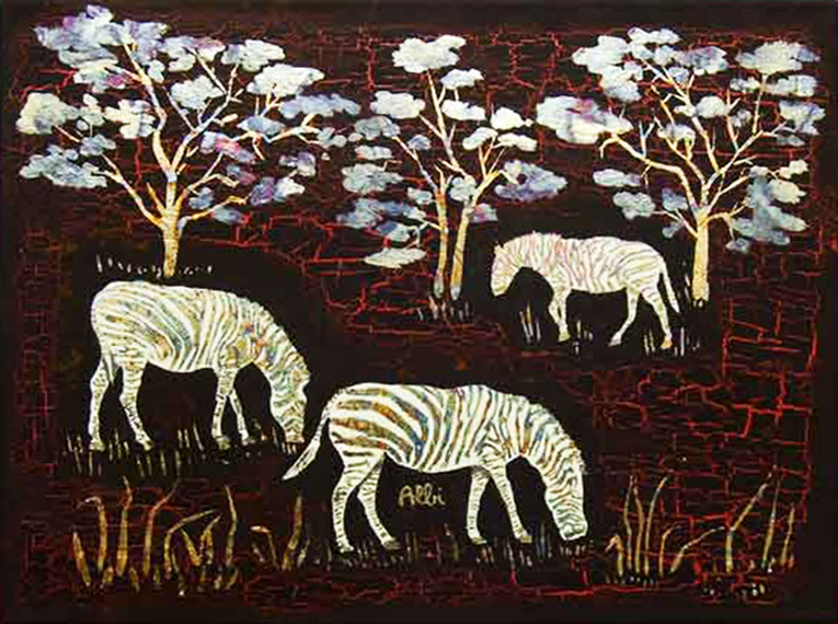 Metal Design Zebra
